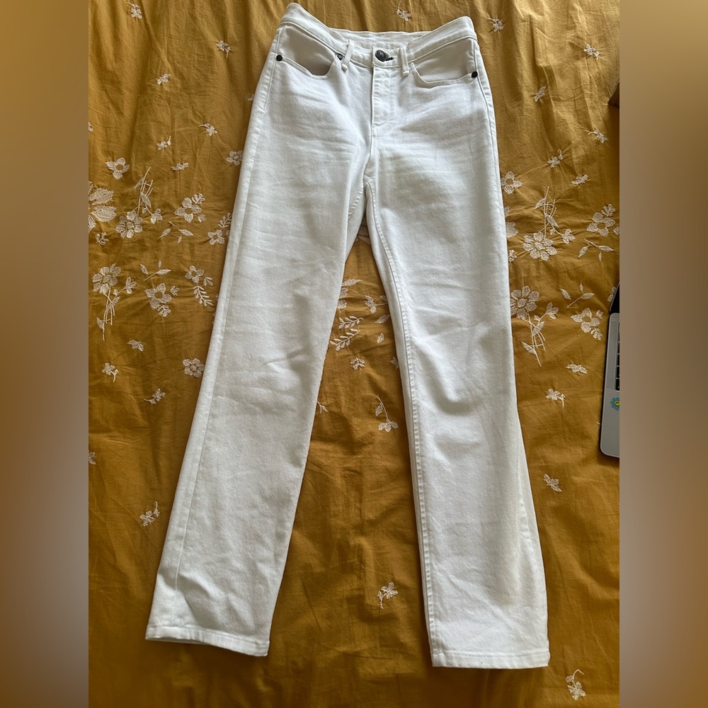 Rag & Bone White Slim Fit Jeans